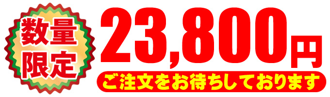 価格★数量限定23800円☆ご注文をおまちしております